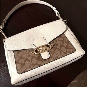 Coach, Jade Messenger Bag with Signature Strap